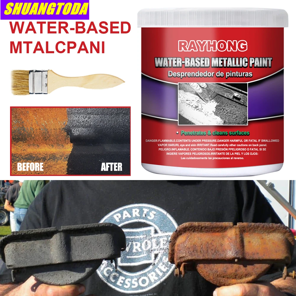 

100ML Car Anti-Rust Chassis Rust Converter Water-Based Primer Metal Surface Rust Remover Weather-Proof Long Lasting Deruster