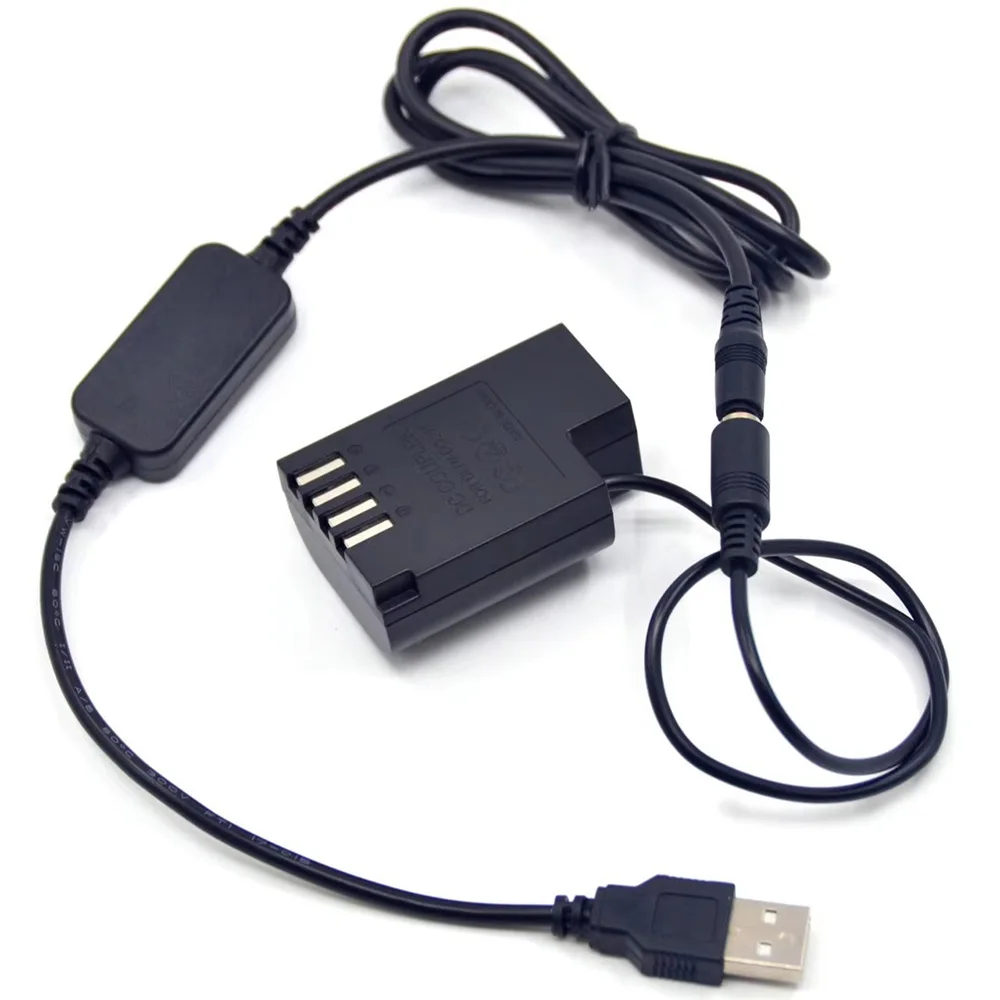 Соединитель постоянного тока с USB-кабелем для Panasonic Lumix DMC-GH3 GH3K GH4 GH5S G9