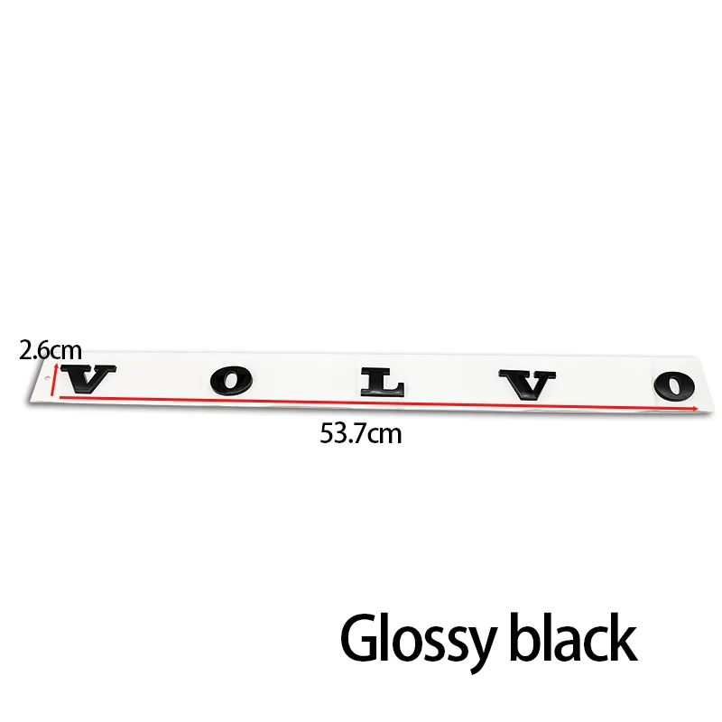 

Автомобильная наклейка с 3D буквами ABS VOLVO, наклейка с логотипом багажника для Volvo XC60 XC90 S60 S80 S60L V40 V60 T5 T6 AWD, аксессуары для стайлинга автомобилей