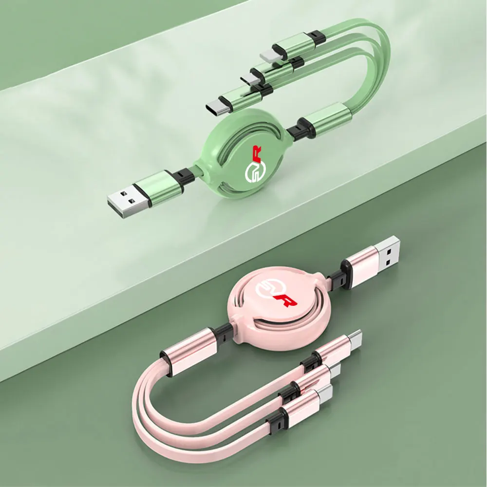 Кабель для быстрой зарядки 3 в 1 USB Type C зарядное устройство iPhone Android Landrover SVR Discovery