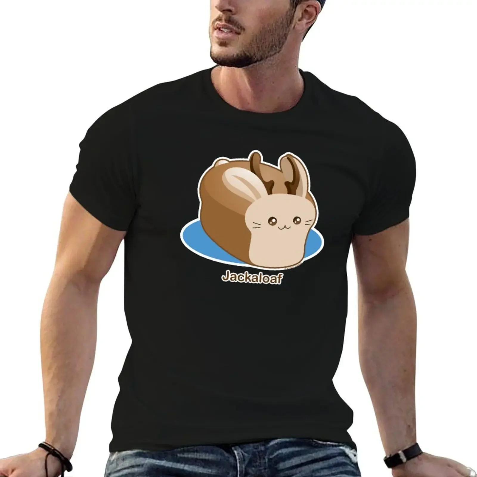 Милый каламбур: футболка Jackalope Bread Loaf с графикой для мальчиков летние топы