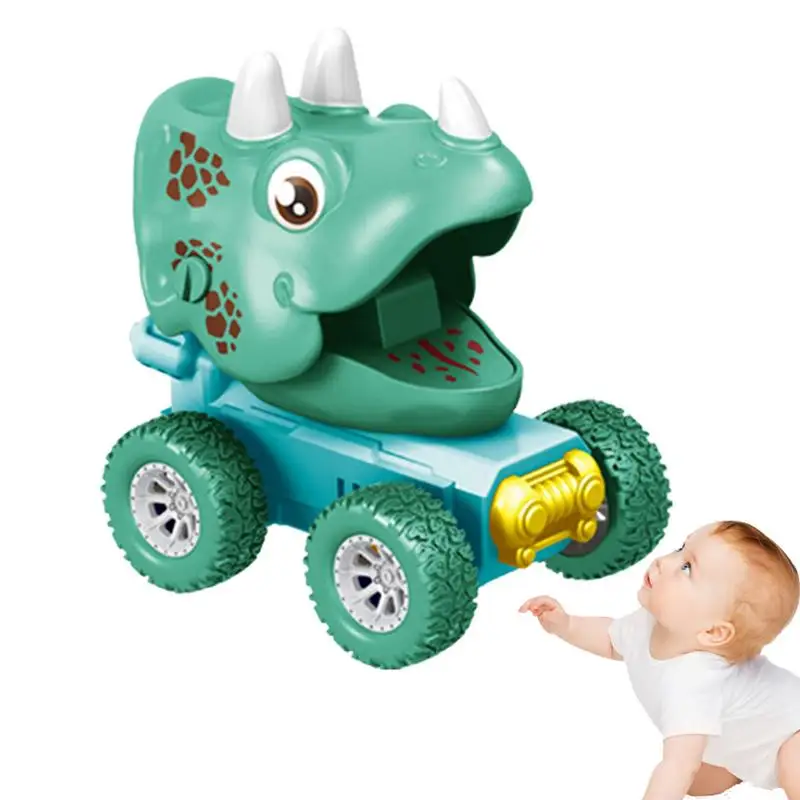 

Dinosaur Pull Back Car Tyrannosaurus Rex Triceratops Pterosaur Model Dinosaur Car Toys Car Inertia Toys For Kids