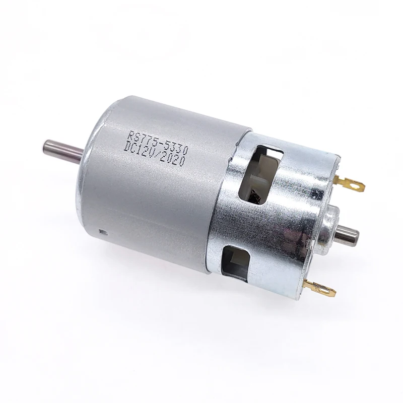

Large torque high speed RS775 dc motors 3000rpm-15000rpm double ball bearing 24V 12V dc motor 775 motor