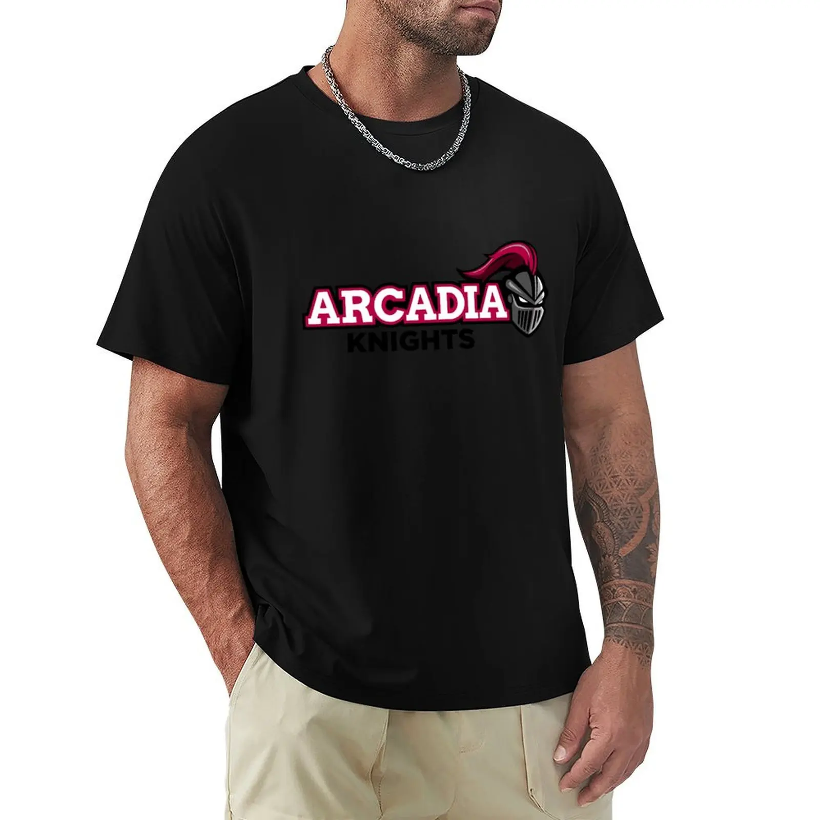 Фото Футболка Arcadia Knights для крупных и высоких людей с коротким рукавом №1