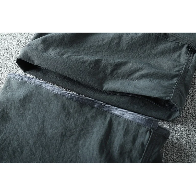 Цельные брюки двусторонние уличные летние тонкие комбинезоны мужские свободные