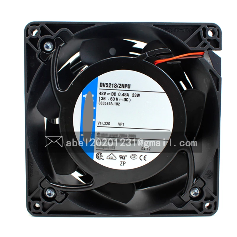 

Новый оригинальный охлаждающий вентилятор DV5218/2NPU 48 В постоянного тока 12738 127*127*38 мм