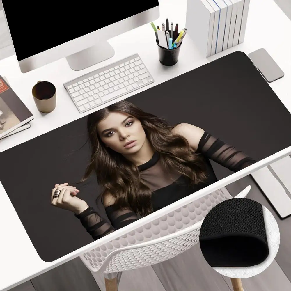 Actors For H-Hailee S-Steinfeld MINISO Mouse Pad Anime Game Computer Desk Office Carpet Laptop