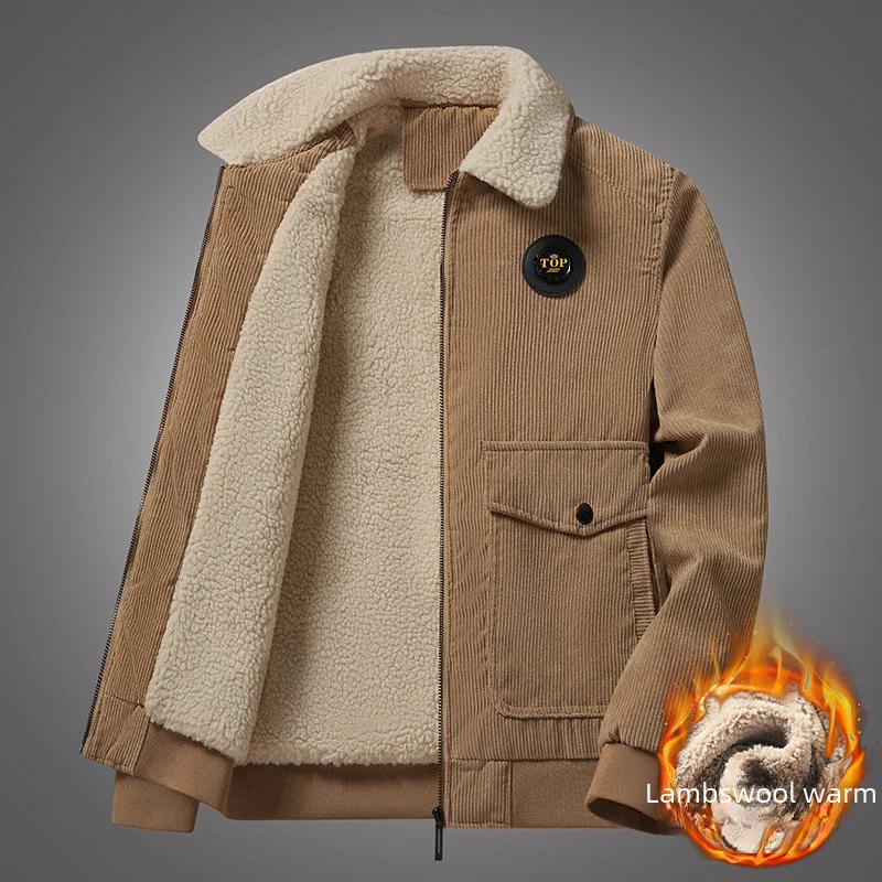 Мужская зимняя куртка свободного кроя