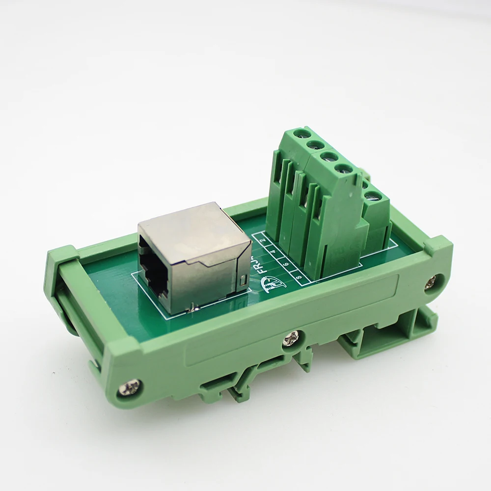 Гнездо RJ45 к клеммному блоку Горизонтальная коммутационная плата Разветвитель RJ