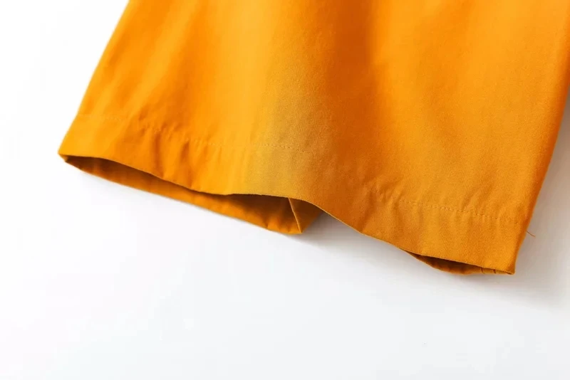 Dave&Di  Street Buckle High Waist Loose Boyfriend Cargo Bermuda Solid Lovers Shorts Women Summer England Style High Shorts