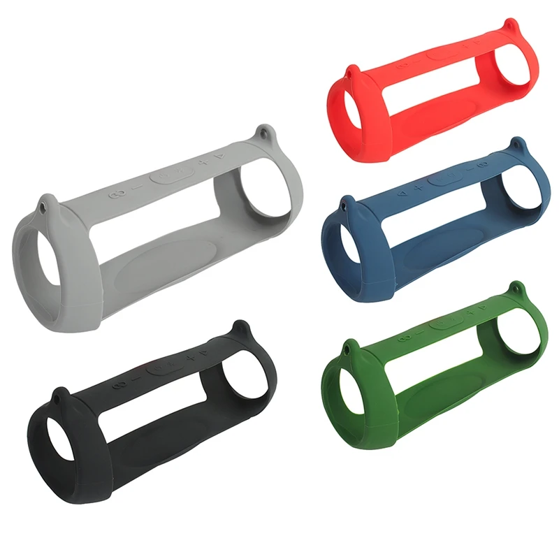 

Silicone Case Cover For Charge 5 Bluetooth Speaker, Travel Carrying Protective With Shoulder Strap&Carabiner