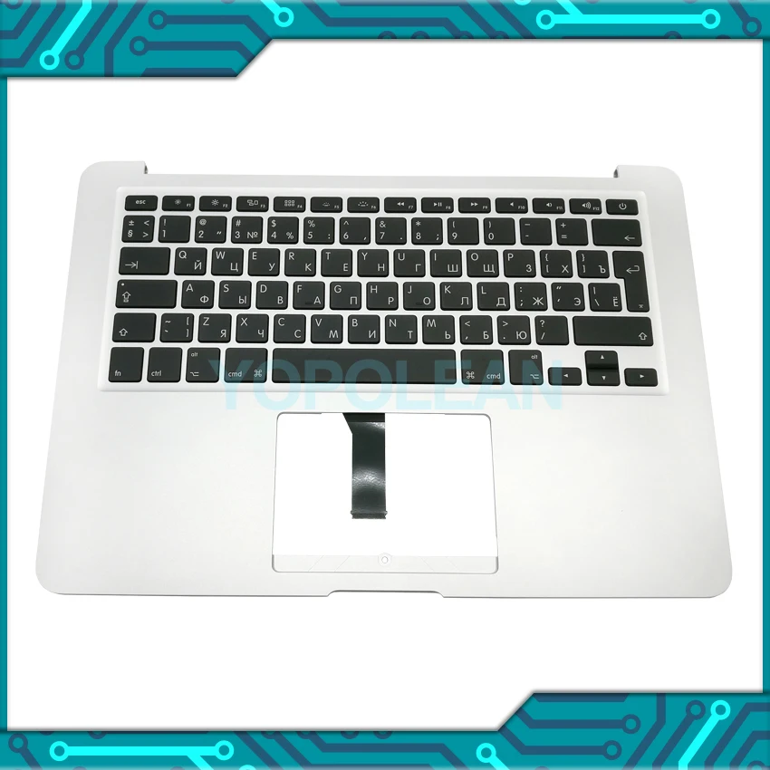 

Original Big Enter Russian Keyboard Top Case Palmrest For MacBook Air 13" A1466 2013 2014 2015 2017 Year