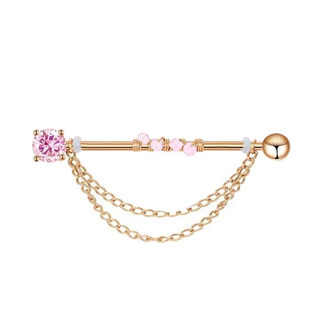 Длинные серьги-штанги из нержавеющей стали StoneAge