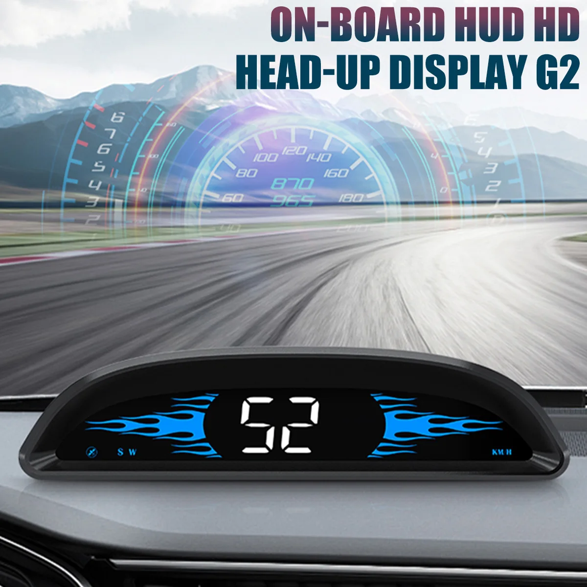 

Дисплей на лобовое стекло G2, Автомобильный GPS Спидометр, умные часы, Декор, Цифровые датчики, автомобильная электроника, аксессуары для всех ...