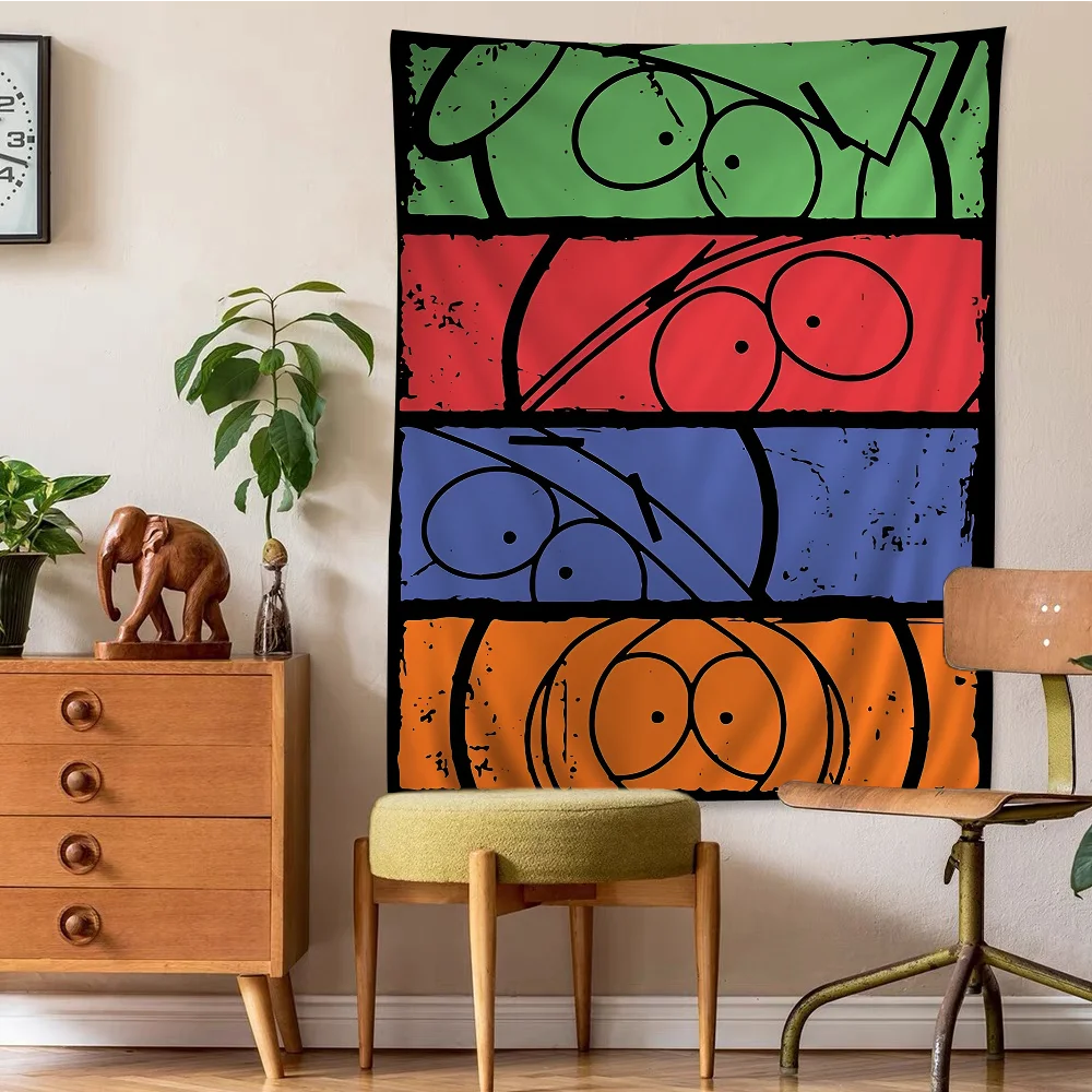 Мультяшные S-South P-искусственные богемные настенные гобелены Мандала домашний