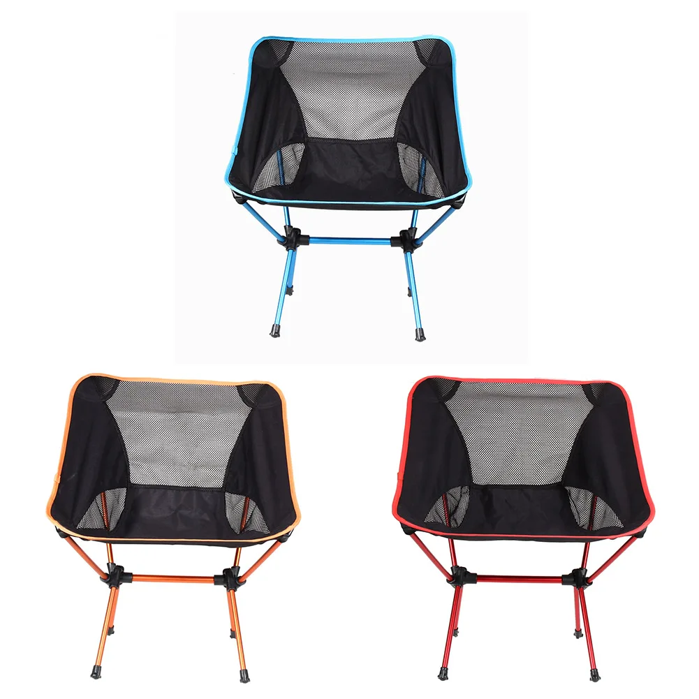 

Outdoor Fishing Chair Portable Lightweight Home Garden Seat Super Hard Travel Hiking Picnic Beach BBQ Folding Camping Moon Chair