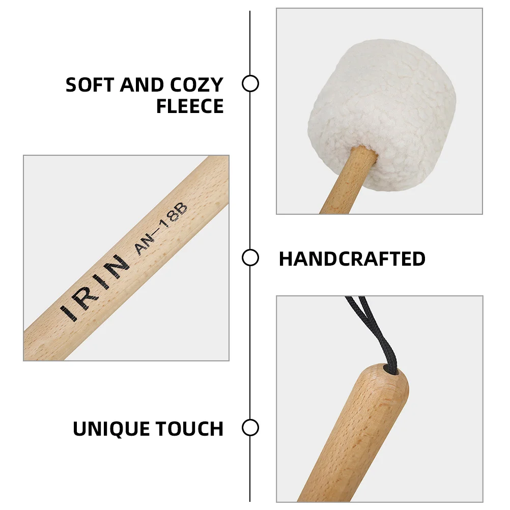 Singing Bowl Mallet Parts Stick Chanting Bowls Knock The Gong Sticks Drum for Decor