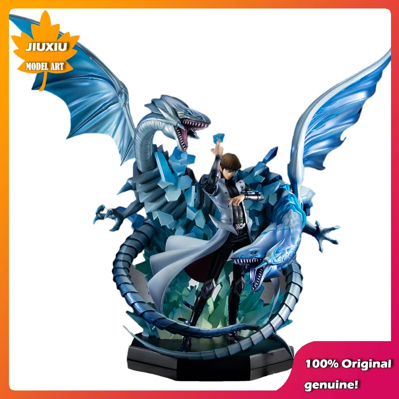 

MegaHouse:Yu-Gi-Oh! Kaiba Seto Blue-Eyes White Dragon 41cm PVC Action Figure Anime Figure Model Toys Figure Collection Doll Gift