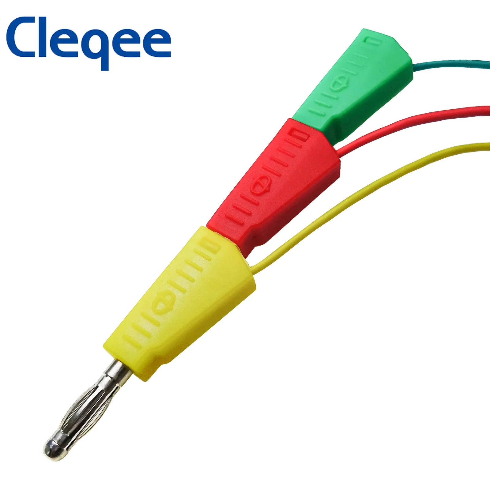 Фото Cleqee P1530 10 шт. Dupont перемычка с женской головкой до 4 мм штабелируемой вилки типа «банан» для макетной платы PCB DIY Kit №3