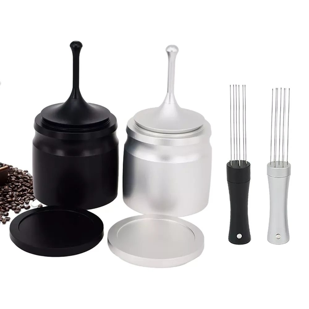 

Aluminum Intelligent Dosing Ring 58MM Espresso Barista Powder Picker For EK43 Grinder Brewing Bowl Cup Coffee Tamper Dosing Ring