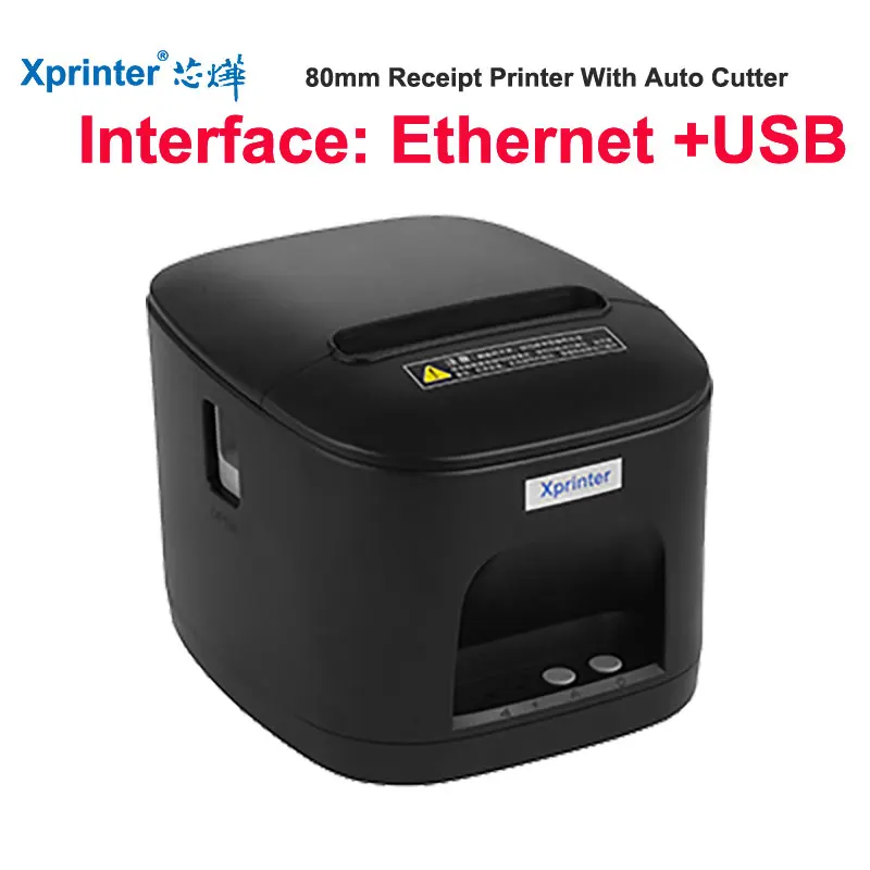 Xprinter XP-T80B 80Mm Máy In Hóa Đơn Với Tự Động Cắt POS Máy In Máy In Nhà Bếp Với Giao Diện USB/LAN/Dành Cho siêu Thị