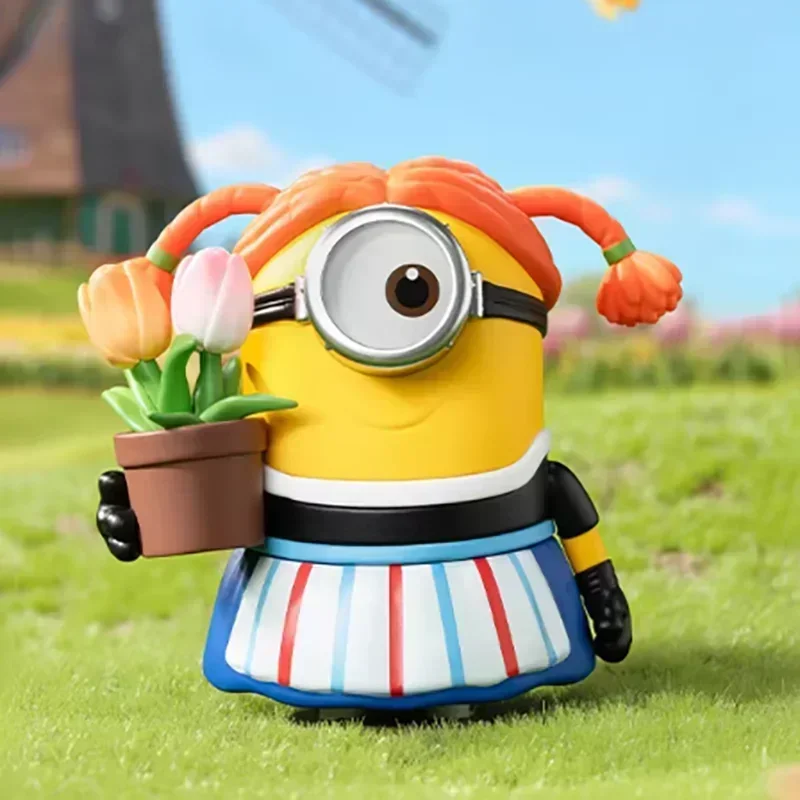 Фото POP MART MINIONS Bello World Series Kawaii Аниме-фигурки в закрытой упаковке - Сюрприз-куклы для девочек №3