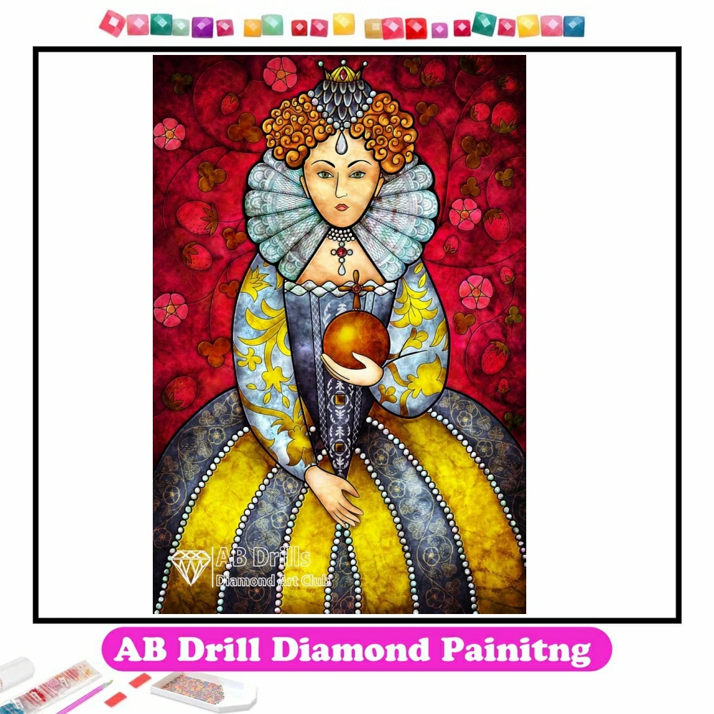 Алмазная 5D картина сделай сам Good Queen Bess мозаика из мультфильмов полноразмерная