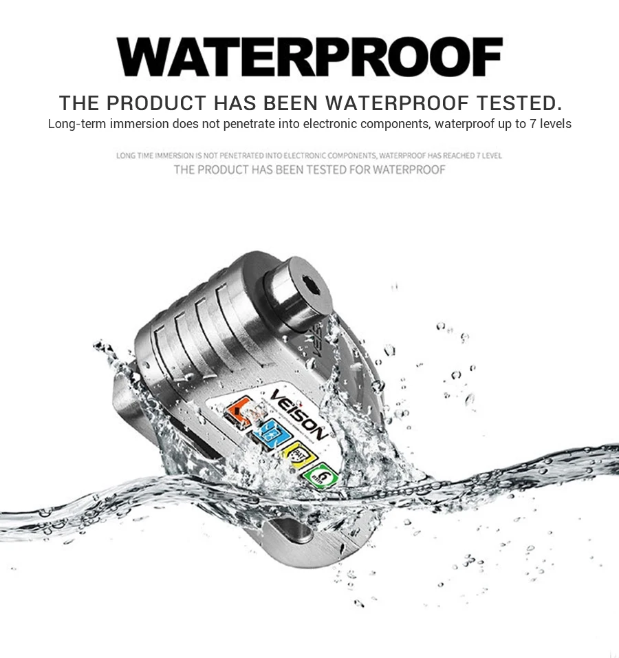 Водонепроницаемый замок для мотоцикла дБ