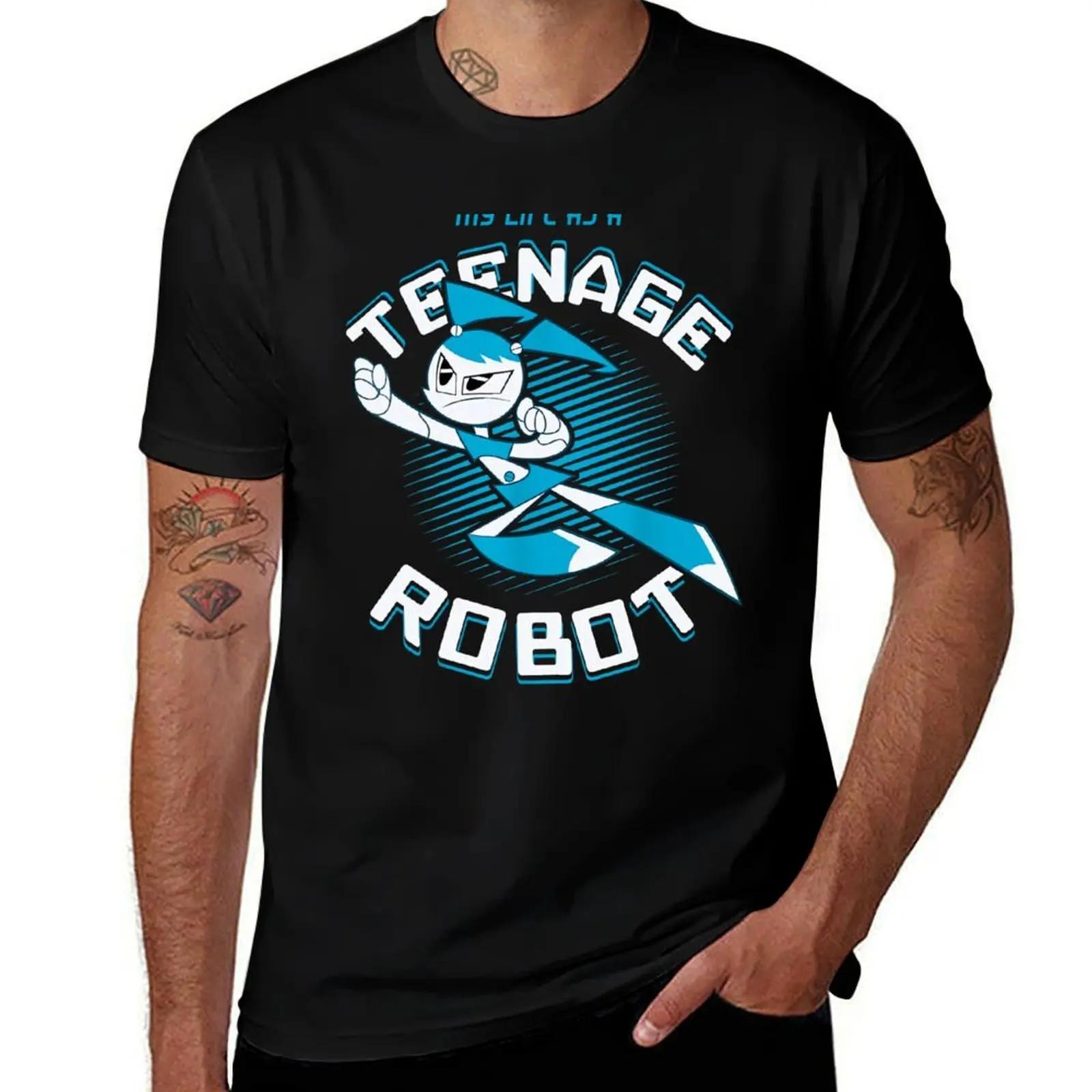 Фото Футболка XJ-9 Jenny Wakeman (My Life as a Teenage Robot) с минималистичным художественным принтом №1