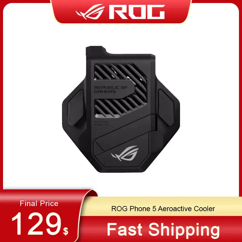 original aeroactive cooler for asus rog phone 5 funcooler cooling fan holder rog5 gaming phone expansion accessories free global shipping