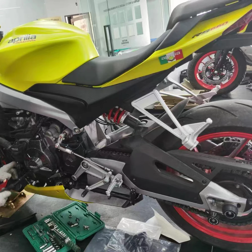 RS660 печатание углеродного волокна защитная крышка двигателя мотоцикла для Aprilia RS