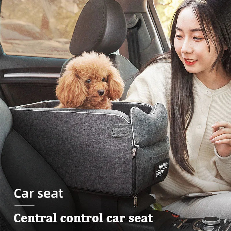 

Portable Cat Dog Kennel Travel Out Central Control Car Safety Pet Seat Pet Nest Basket For Small Chihuahua Dog Teddy Pet Supplie