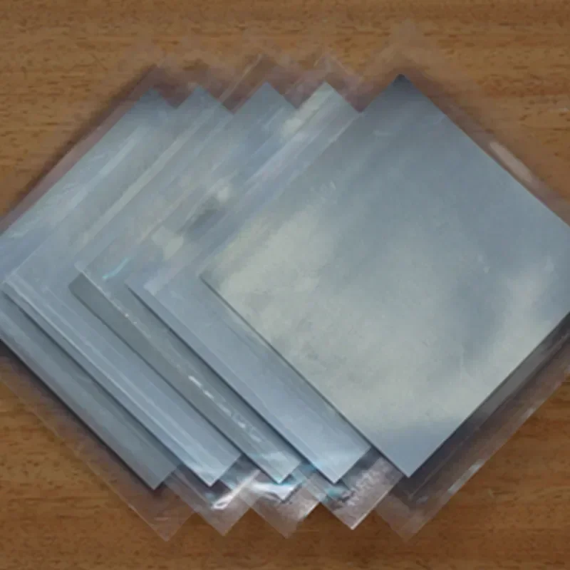 Индиевая фольга чистоты 99 999% листовая металлическая пластина из высокочистой