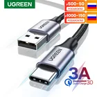 Кабель UGREEN USB Type-C, провод для быстрой зарядки для Samsung S20, S21, Xiaomi POCO, 3 А