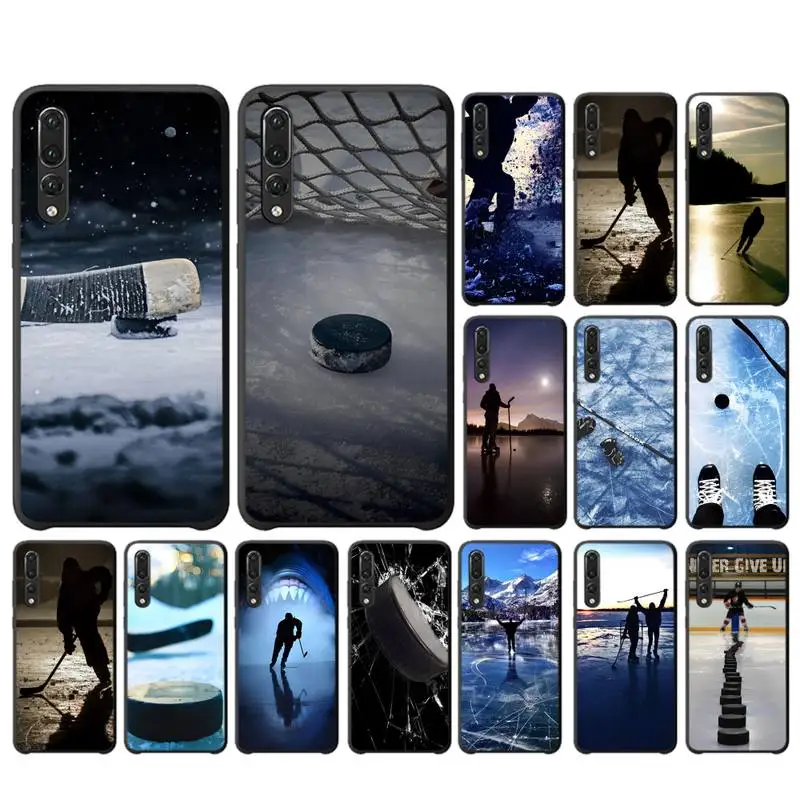 

Ice Hockey Rink Phone Case for Huawei P30 40 20 10 8 9 lite pro plus Psmart2019