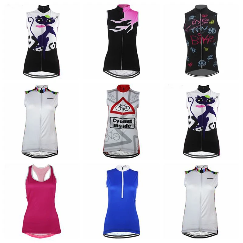 

HIRBGOD 2020 горячие дамы без рукавов Велоспорт Джерси одежда быстро сохнущая Велоспорт одежда Жилеты велосипед рубашка на открытом воздухе вел...