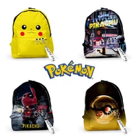 pokemon pikachu backpacks anime cartoon children primary school students large capacity backpack unisex waterproof backpack