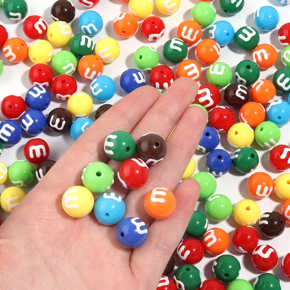 10 шт. акриловые Круглые бусины 14 мм