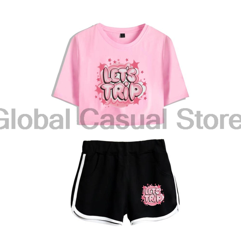 Новинка 2024 от Sturniolo тройной Аэрограф Let's Trip с логотипом Fresh Love Merch комплект из