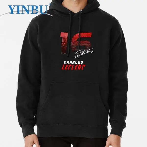 

Charles Leclerc Pullover Hoodie Man sweatshirts new in Men's clothing fashion hoodies