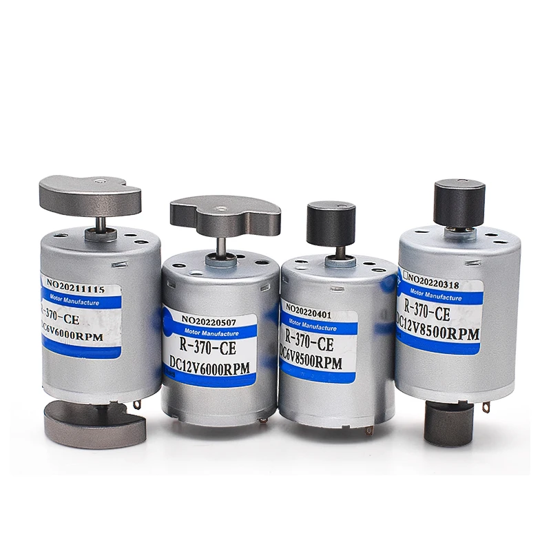 Высокоскоростной электродвигатель постоянного тока 12 В 370 с вибрационным блоком
