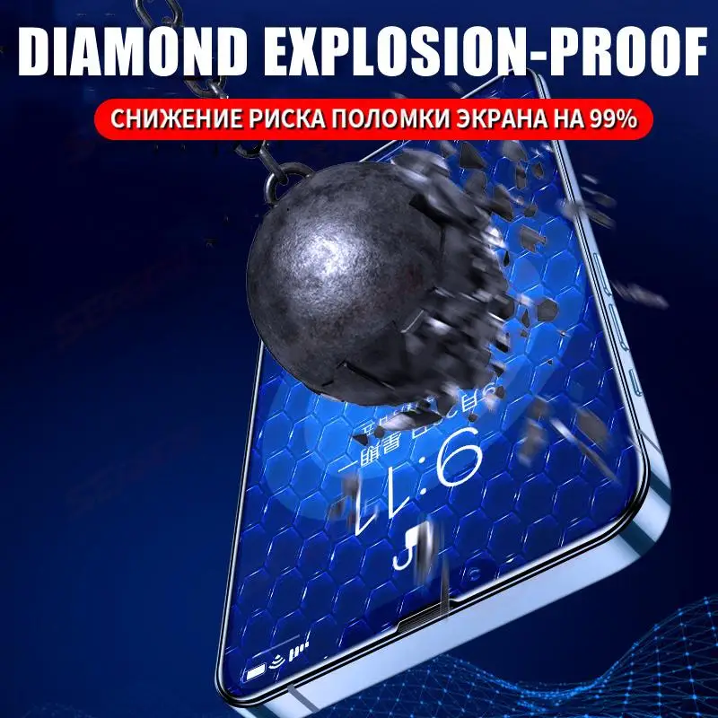 9d full protective glass for apple iphone 13 12 mini 11 pro max tempered screen protector on iphone x xr xs max safety glas film free global shipping