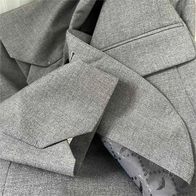 Zadig женский пиджак повседневный шикарный с лацканами и пуговицами серый топ Famele