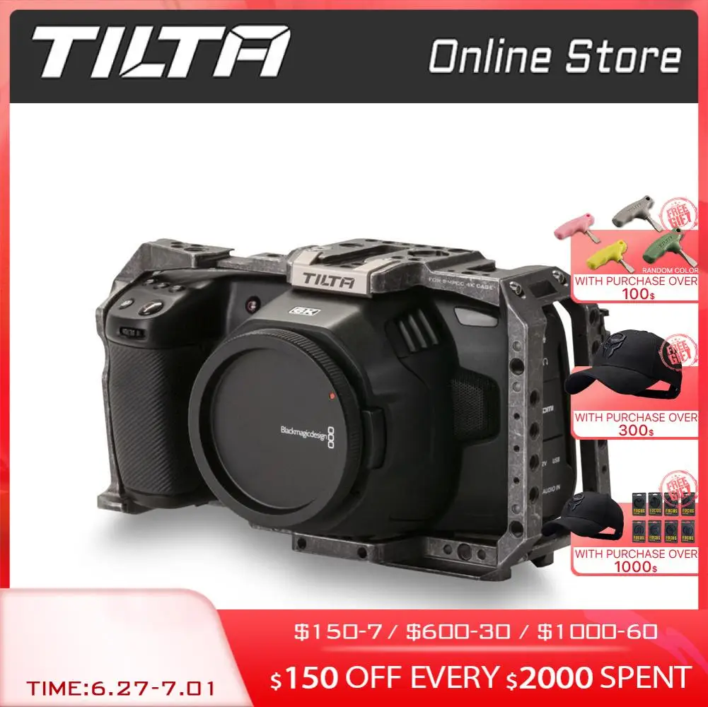 

TILTA Full Camera Cage Professional Camera Protective Case TA-T01-FCC for BMPCC 4K 6K Blackmagic Design