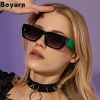 boyarn new small frame square sunglasses steampunk personalized street shot sunglasses mens and womens fashion cross bord