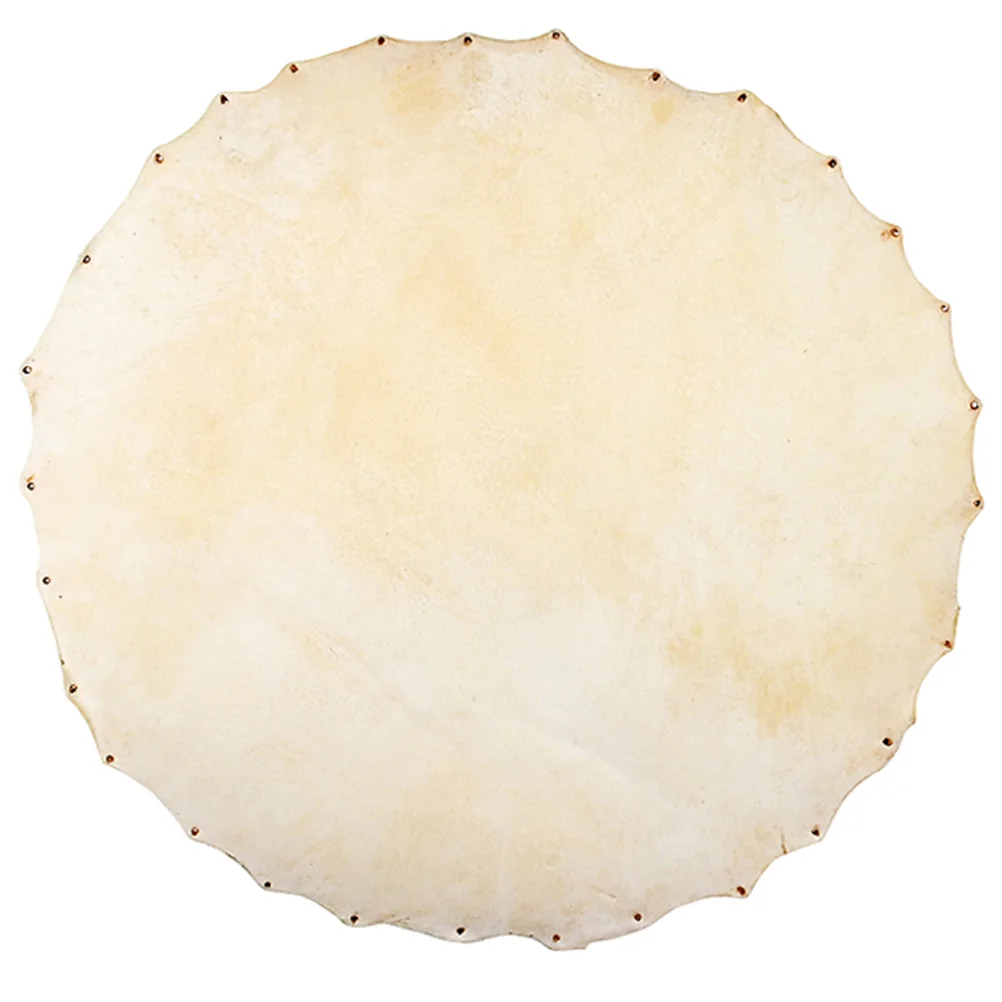 

Drum Head Replacement Skin Heads Musical Instrument Sheepskin Accessories Drums Goat Cover Skins Silent Drumheads Covers Set