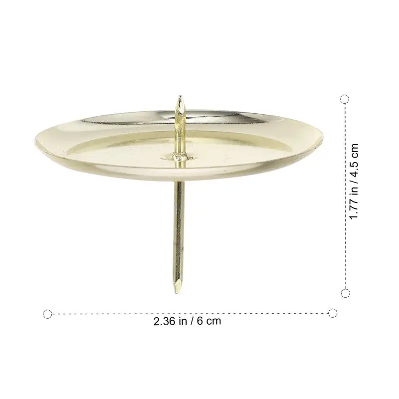 10 шт. металлические подсвечники подсвечник для свечей из железа 6 х6 см |