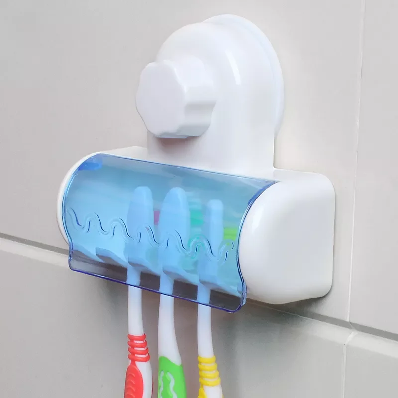 

Toothbrush Holder Wall Mount Toothbrush Rack Stand Hooks Suction Cup Tooth Brush Holder Household Tool Bathroom Accessories