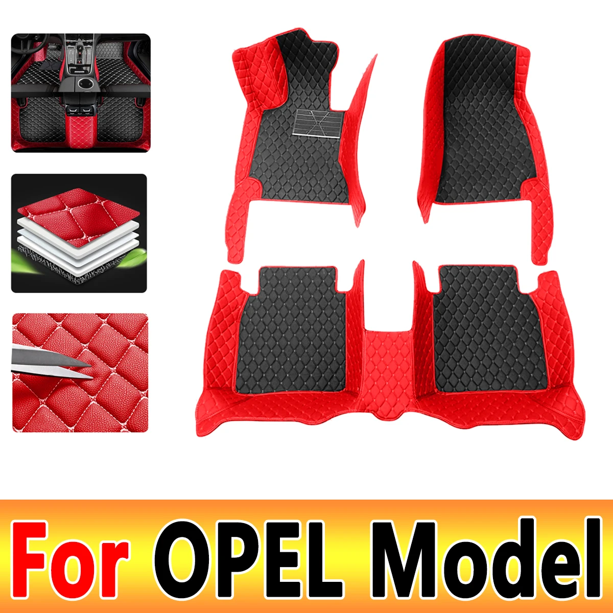 Автомобильные коврики напольные для OPEL бэпара H Astra Mocha Omega Grandland x Corsa d Cascada Adam insignia