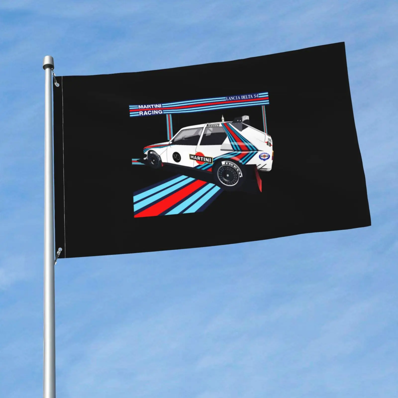 Lancia Delta S4 Hf Martini Racing монтекарло Winner старый флаг Wrc баннер рекламный яркий цвет